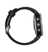 Часы Garmin Fenix 5S Plus серебристые с черным ремешком