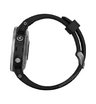 Часы Garmin Fenix 5S Plus серебристые с черным ремешком