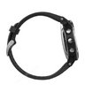 Часы Garmin Fenix 5 серебристые с черным ремешком