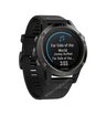 Часы Garmin Fenix 5 Sapphire черные с черным ремешком