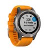 Часы Garmin Fenix 5 Plus Sapphire титановый с оранжевым ремешком Россия
