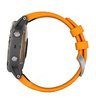 Часы Garmin Fenix 5 Plus Sapphire титановый с оранжевым ремешком Россия