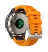 Часы Garmin Fenix 5 Plus Sapphire титановый с оранжевым ремешком Россия