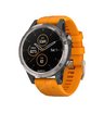 Часы Garmin Fenix 5 Plus Sapphire титановый с оранжевым ремешком Россия