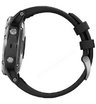 GPS-часы Garmin Fenix 5 PLUS Glass серебристые с черным ремешком