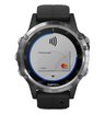 GPS-часы Garmin Fenix 5 PLUS Glass серебристые с черным ремешком