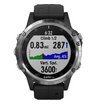 GPS-часы Garmin Fenix 5 PLUS Glass серебристые с черным ремешком