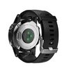 Часы Garmin Fenix 5S серебристые с черным ремешком