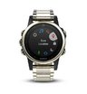 Часы с GPS Garmin Fenix 5S Sapphire золотистые с металлическим браслетом
