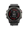 Часы Garmin Fenix 5X Sapphire серые с черным ремешком
