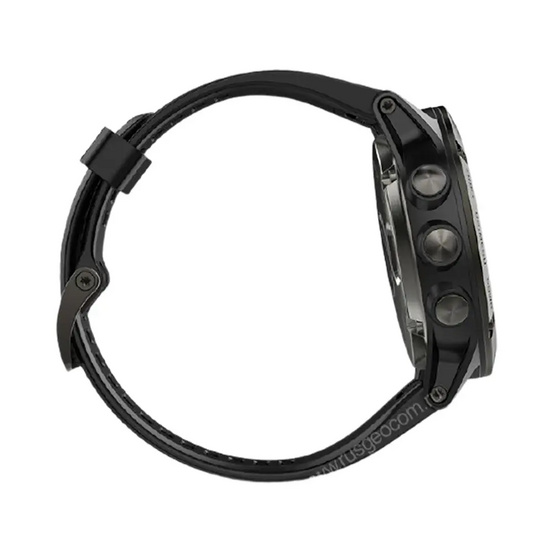 Часы Garmin Fenix 5X Sapphire серые с черным ремешком