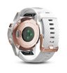 Часы с GPS Garmin Fenix 5S Sapphire розовое золото с белым браслетом