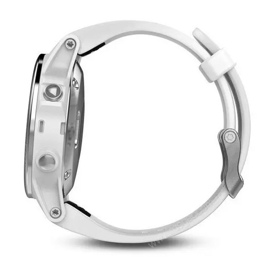 Часы с GPS Garmin Fenix 5S белые с белым ремешком