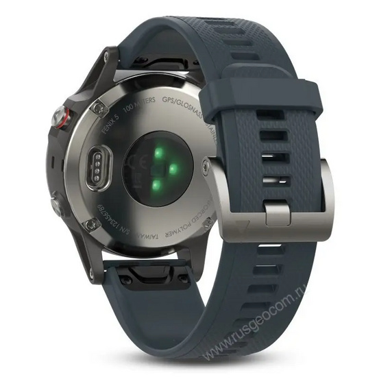 Часы с GPS Garmin Fenix 5 с синим ремешком