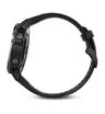 Часы с GPS Garmin Fenix 5 серые с черным ремешком и HRM-Tri