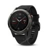 Часы с GPS Garmin Fenix 5 серые с черным ремешком и HRM-Tri