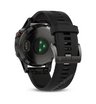 Часы с GPS Garmin Fenix 5 серые с черным ремешком и HRM-Tri