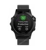 Часы с GPS Garmin Fenix 5 серые с черным ремешком