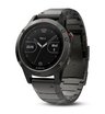 Часы с GPS Garmin Fenix 5 Sapphire серые с металлическим браслетом