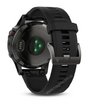 Часы с GPS Garmin Fenix 5 Sapphire с черным ремешком и HRM