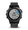 Часы с GPS Garmin Fenix 5 Sapphire с черным ремешком и HRM