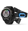 Часы с GPS Garmin Fenix 5 Sapphire с черным ремешком и HRM