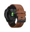Часы Garmin Fenix 6X Sapphire черный DLC с каштановым кожаным ремешком
