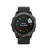 Часы Garmin Fenix 6X Sapphire серый DLC с черным ремешком