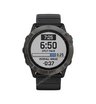 Часы Garmin Fenix 6X Sapphire серый DLC с черным ремешком