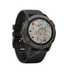 Часы Garmin Fenix 6X Sapphire серый DLC с черным ремешком