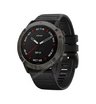Часы Garmin Fenix 6X Sapphire серый DLC с черным ремешком