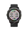 Часы Garmin Fenix 6X Sapphire серый DLC с черным ремешком