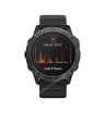 Часы Garmin Fenix 6X Pro Solar титановый серый DLC с черным ремешком