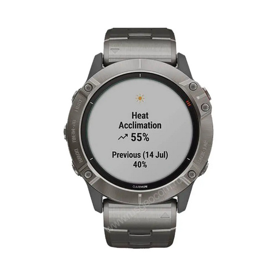 Часы Garmin Fenix 6X Pro Solar титановый с титановым браслетом