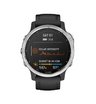 Часы Garmin Fenix 6S Solar серебристый с черным ремешком