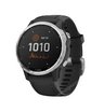 Часы Garmin Fenix 6S Solar серебристый с черным ремешком