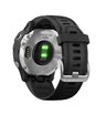 Часы Garmin Fenix 6S Solar серебристый с черным ремешком