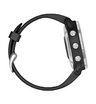 Часы Garmin Fenix 6S Solar серебристый с черным ремешком