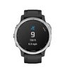 Часы Garmin Fenix 6S Solar серебристый с черным ремешком