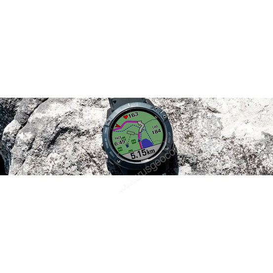 Часы Garmin Fenix 6S Solar серебристый с черным ремешком