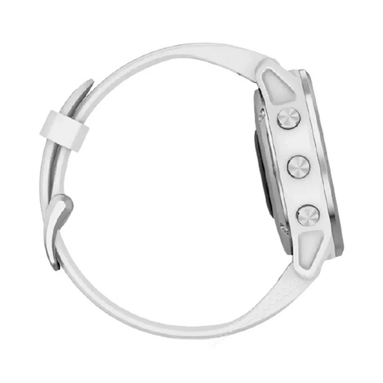 Часы Garmin Fenix 6S белые с белым ремешком