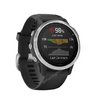 Часы Garmin Fenix 6S серебристые с черным ремешком