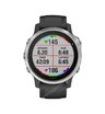 Часы Garmin Fenix 6S серебристые с черным ремешком