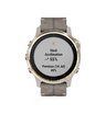 Часы Garmin Fenix 6S Sapphire золотистый с серым кожаным ремешком