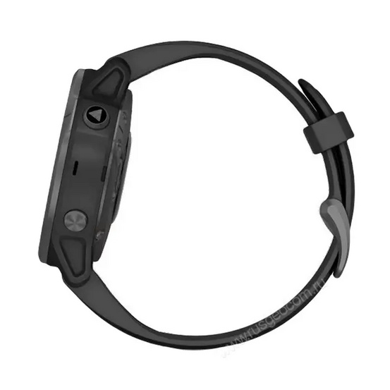 Часы Garmin Fenix 6S Sapphire серый DLC с черным ремешком