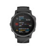 Часы Garmin Fenix 6S Sapphire серый DLC с черным ремешком