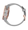 Часы Garmin Fenix 6S Sapphire розовое золото с серым ремешком