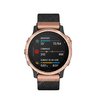 Часы Garmin Fenix 6S Sapphire розовое золото с черным нейлоновым ремешком