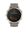 Часы Garmin Fenix 6S Pro Solar золотистый с серым замшевым ремешком