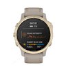 Часы Garmin Fenix 6S Pro Solar золотистый с песочным ремешком